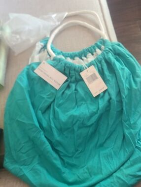 Echo Design Teal Gathered Casual Girls' Dress